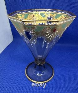 Murano Glass / Salviati Venetian Hand Blown/Hand Painted Glass