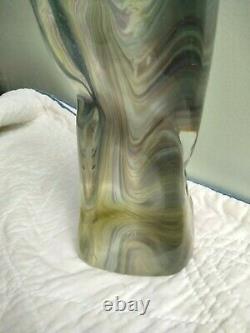 Murano Glass Sculpture by Oscar Zanetti Huron Glass Master 17 tall Italy