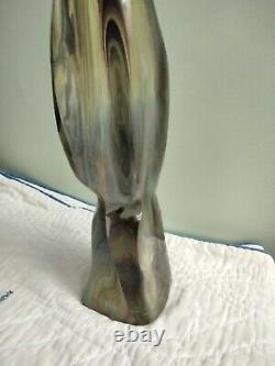 Murano Glass Sculpture by Oscar Zanetti Huron Glass Master Huge 24 tall Italy