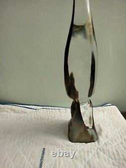 Murano Glass Sculpture by Oscar Zanetti Huron Glass Master Huge 24 tall Italy