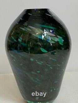 Murano Glass Vase Multi Color Confetti Hand Blown Art Glass Vase Italy 9