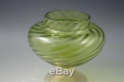 Murano Glass Venetian Glass Footed Apothecary Dresser Jar Flower Finial