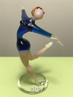 Murano Glass Vintage Italian Venetian Lot Dancing Figurines Mouth Blown Glass