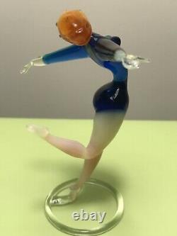 Murano Glass Vintage Italian Venetian Lot Dancing Figurines Mouth Blown Glass