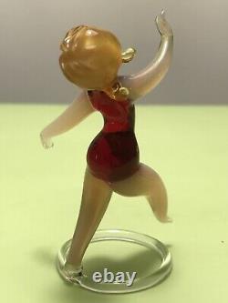 Murano Glass Vintage Italian Venetian Lot Dancing Figurines Mouth Blown Glass