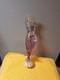 Murano Glass hand blown glass lady pink