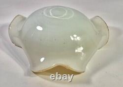 Murano Gold Venetian Hand Blown Art Glass Bowl by Alfredo Barbini Ca 1950s