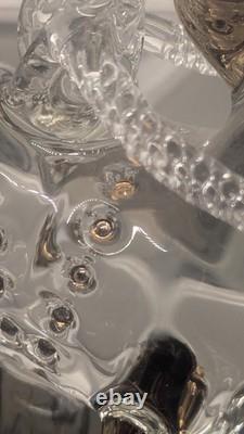 Murano Hand-Blown Art Glass Carousel Horse Large 11 Sculpture with Gold, Italy