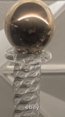 Murano Hand-Blown Art Glass Carousel Horse Large 11 Sculpture with Gold, Italy