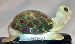 Murano Hand Blown Art Glass Turtle