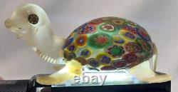 Murano Hand Blown Art Glass Turtle