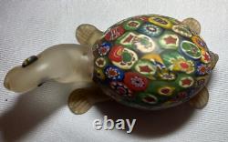 Murano Hand Blown Art Glass Turtle