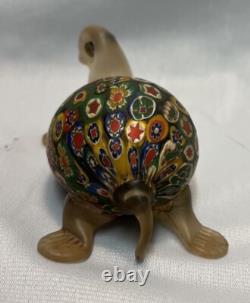 Murano Hand Blown Art Glass Turtle