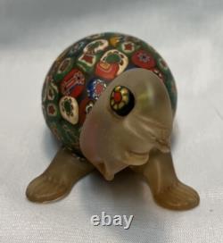 Murano Hand Blown Art Glass Turtle