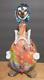 Murano Hand Blown Clown Decanter, 13 in. Tall