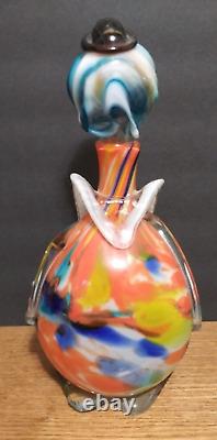 Murano Hand Blown Clown Decanter, 13 in. Tall