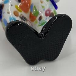 Murano Hand Blown Glass Clown Figurine 9 Original Vintage Italy 1950-1959