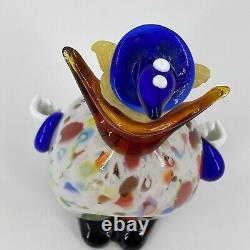 Murano Hand Blown Glass Clown Figurine 9 Original Vintage Italy 1950-1959