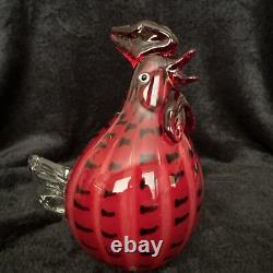Murano Hand Blown Glass Hen