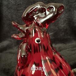 Murano Hand Blown Glass Hen