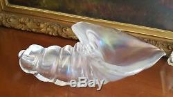Murano Hand Blown Iridescent Glass Signed Licio Zanetti Conch / Seashell RARE