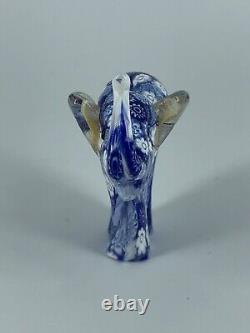Murano Hand-Blown Millefiori & Gold Aventurine Glass Elephant Figurine