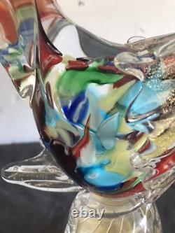 Murano Italian 1960's Hand Blown Glass Pheasant Antique Wonderful Condition