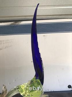 Murano Italian 1960's Hand Blown Glass Pheasant Antique Wonderful Condition
