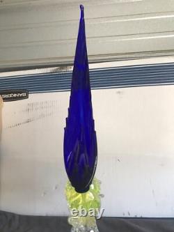Murano Italian 1960's Hand Blown Glass Pheasant Antique Wonderful Condition
