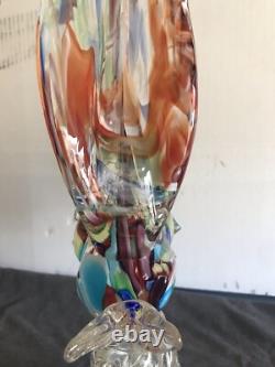 Murano Italian 1960's Hand Blown Glass Pheasant Antique Wonderful Condition