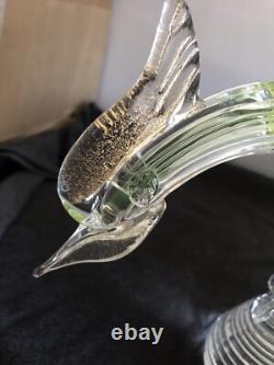 Murano Italian 1960's Hand Blown Glass Pheasant Antique Wonderful Condition