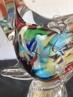 Murano Italian 1960's Hand Blown Glass Pheasant Set Antique. Wonderful Condition