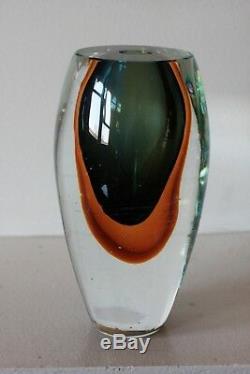 Murano Italian Art Glass Artistic Design Bud Vase Unique One of a Kind