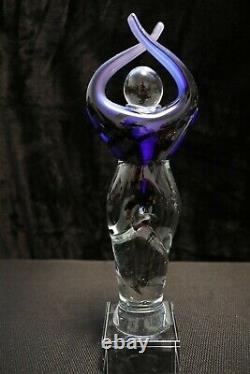 Murano Italian Art Glass FIGURE SCULPTURE TWISTED HUMAN FORM Large Size