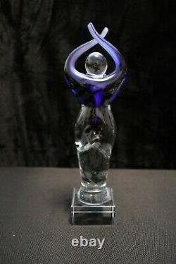 Murano Italian Art Glass FIGURE SCULPTURE TWISTED HUMAN FORM Large Size