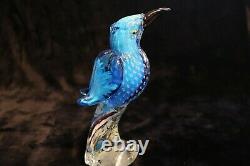 Murano Italian Art Glass UNIQUE AMERICAN BIRD EAGLE RED+WHITE+BLUE WOW