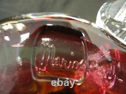 Murano Italian vintage hand blown glass two bird statue sculpture figure A5-5