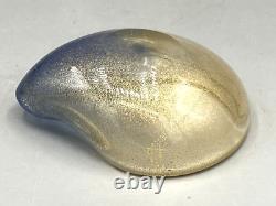 Murano Italy Archimede Seguso Falling Edge Bowl Ring Dish Hand Blown
