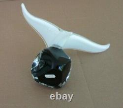 Murano Italy Art Glass Seagull Bird Sculpture, 12.5 Wingspan Signed Zane Murano