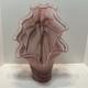 Murano Italy Hand Blown Art Glass Flower Vase Vintage Decor