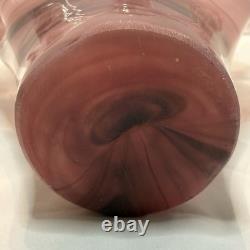 Murano Italy Hand Blown Art Glass Flower Vase Vintage Decor