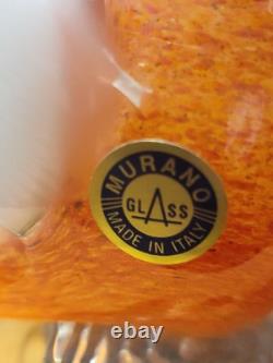 Murano Italy Hand Blown Glass Dove 4.75