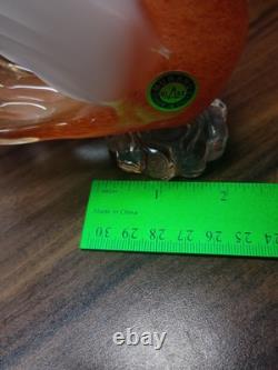 Murano Italy Hand Blown Glass Dove 4.75