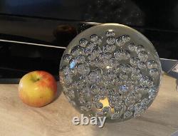 Murano? Large Bubble Sphere Clear Glass Ball 15 Lbs