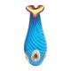 Murano Millefiori Calla Lilli Art Glass Vase MCM Hand-blown Statement Piece RARE