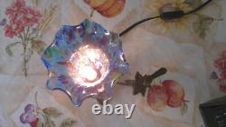 Murano Millefiori Glass Bird Lamp Hand Blown 9x8.25 Read Description
