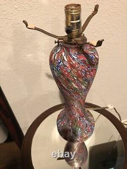 Murano Millefiori Hand Blown Glass Lamp By Frateli XXL Brath Taking Gorgeous