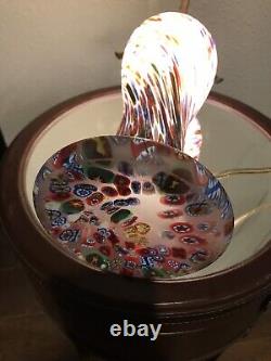 Murano Millefiori Hand Blown Glass Lamp By Frateli XXL Brath Taking Gorgeous