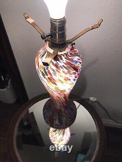 Murano Millefiori Hand Blown Glass Lamp By Frateli XXL Brath Taking Gorgeous