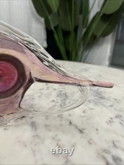 Murano STYLE MCM Art Glass Hand Blown Stretched Abstract Sculpture Jean E Smith
